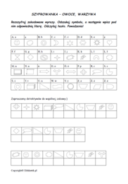 Zestaw zabaw Ortograficzno-logopedyczne szyfrowanki