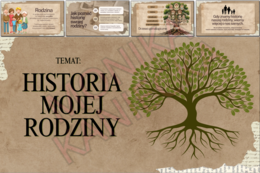 Historia mojej rodziny - prezentacja historia klasa 4 NOWA PODSTAWA