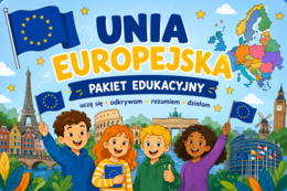 UNIA EUROPEJSKA - sketchnotatki, komiks, krzyżówka, szkoła podstawowa
