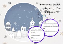 Scenariusz jasełek „Światło, które zmienia serca”