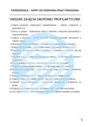 Pedagog specjalny w przedszkolu – przykładowe wpisy do dziennika