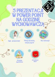 Paczka 5 prezentacji na godzinę wychowawczą w Power Point - W zestawie kupujesz taniej!