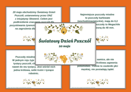 DZIEŃ PSZCZÓŁ – ciekawostki o pszczołach – wiosna – GAZETKA – biblioteka – świetlica – 13 stron – wersja 2