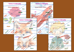 "MAŁY KSIĄŻĘ" - puzzle - 4 wersje