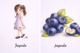 Karta obrazkowa: Róża i Jagoda – kto to, co to?