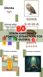 Karty pracy do nauki i utrwalania głoski S