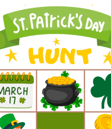 ST. PATRICK'S DAY - GOTOWA LEKCJA DLA KLAS 1-3; FLASHCARDS, WORKSHEETS, TRACING, HUNT, PICTIONARY, ROLL A LEPRECHAUN, CRACK THE CODE