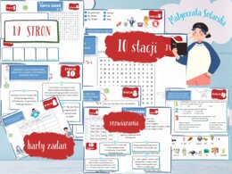 Nieodmienne części mowy- Stacje zadaniowe