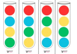 Kolorowe probówki - mały naukowiec