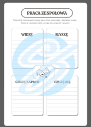 Praca zespołowa - Karta pracy na zajęcia wychowawcze i integracyjne