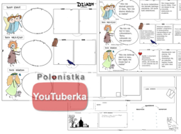 "Dziady" cz.II - wizyty duchów (2 do uzupełnienia i 2 karty wypełnione)