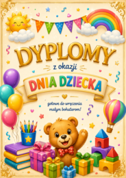 🌈 Dyplomy na Dzień Dziecka 🌈