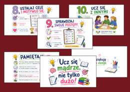 🎓SPOSOBY NA SKUTECZNĄ NAUKĘ – prezentacja, 2 karty pracy i ankieta dla uczniów klas 4–8 - powrót do szkoły