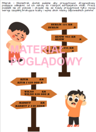 Jednostki długości - karta pracy klasy 4, 5 (materiał na całą lekcję)