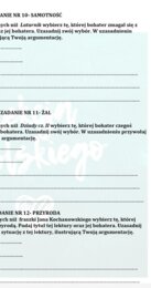 PRZED EGZAMINEM ÓSMOKLASISTY- BOHATER, KTÓRY...ANALOGIE MIĘDZY UTWORAMI, ARGUMENTACJA