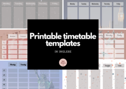 Plan lekcji do wydrukowania