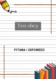 Ten obcy – Irena Jurgielewiczowa | Karty do lektury