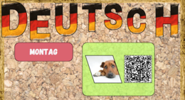 Ćwicz mówienie i pisanie w j. niemieckim - pytania ukryte pod QR-kodami - egzamin 8-klasisty, matura ustna