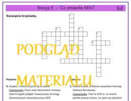 Komisja Edukacji Narodowej - stacje zadaniowe