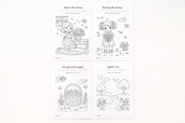 Bukiet dla mamy [Kolorowanka]