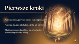 Pożegnanie ósmoklasistów – elegancka prezentacja na zakończenie szkoły podstawowej