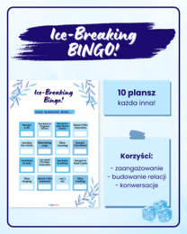 Ice-breaking Bingo! | Find someone who | Integracja