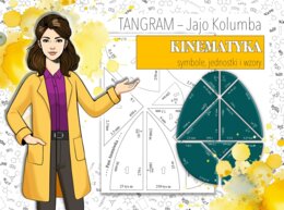 Fizyka. Klasa 7. Kinematyka. Zamiana jednostek. Jajo Kolumba. Układanka. Tangram. Puzzle. ZESTAW. Karta pracy. Zadanie. Zagadka. Wielkanocna/wiosenna karta pracy.