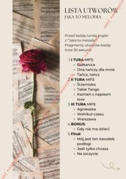 Jaka to melodia. Dzień Mamy i Taty. Dzień Rodziny. Zabawa z publicznością.