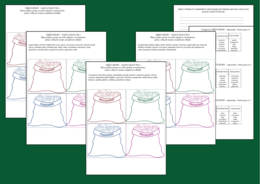 Świąteczne CZĘŚCI MOWY – czasownik – rzeczownik – przymiotnik – przysłówek - karta pracy - opowiadanie - Boże Narodzenie - zima - wklejka - gramatyka - 3 wersje + odpowiedzi
