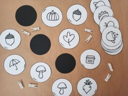 JESIEŃ - gra typu Memory, układanie sekwencji