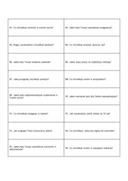 "Łamacz lodów" - karty do rozmów, integracji, poznania, budowania relacji - 200 sztuk +12