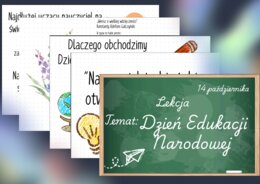 Gazetka ścienna na Dzień Nauczyciela / Dzień Edukacji Narodowej (PDF do druku)