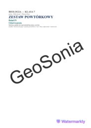 Układ Krążenia – Gotowy Pakiet Powtórkowy (Biologia, Klasa 7)