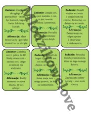 Karty mocy w lesie i parku