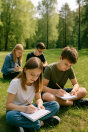Scenariusz lekcji z języka polskiego. "O lasach" ks. Jan Twardowski