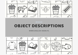 Object Description - bingo. Opis przedmiotu
