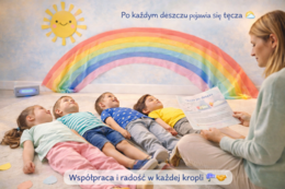 Taniec kropel deszczu – scenariusz zajęć ruchowych