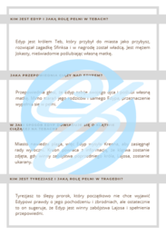 Król Edyp - Sofokles, Pytania i Odpowiedzi