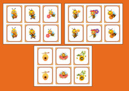 DZIEŃ PSZCZÓŁ - pszczoły – MEMORY – 36 szt. – biblioteka – przedszkole – świetlica