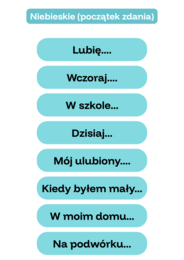 Gra językowa "Klocki słów i zdań"