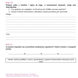 25 kroków do rozprawki