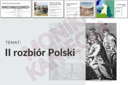 II rozbiór Polski - prezentacja historia klasa 6