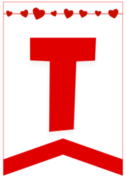 Walentynki - girlanda