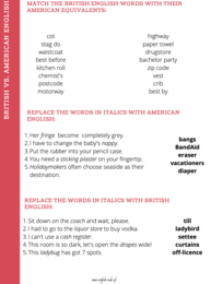 Angielski. British vs. American English