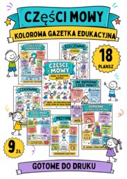 📚 CZĘŚCI MOWY W KOLOROWEJ I ZROZUMIAŁEJ FORMIE! ✏️🌈