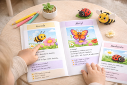 Kto lata nad łąką? – mini książeczka o owadach i kwiatach