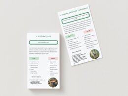 Kartki z cytatami o bioróżnorodności