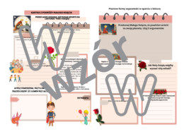 Karta pracy na podstawie lektury "Mały Książę"