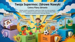 Zdrowy tryb życia – jak dbać o zdrowie każdego dnia (gazetka szkolna / prezentacja edukacyjna)