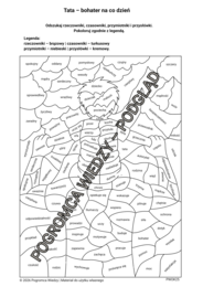 Tata - bohater na co dzień - karta pracy + klucz odpowiedzi